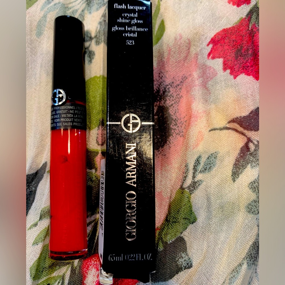 Giorgio Armani “Lip Lacquer” Lip Gloss Color: Pink 523